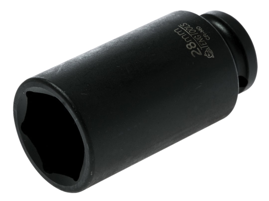 Teng Deep Impact Socket Hexagon 6-Point 1/2in Drive 28mm 920628N