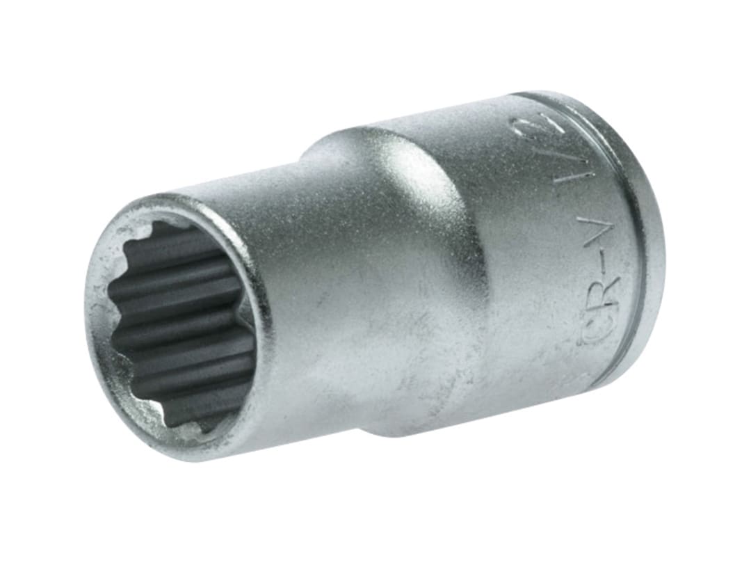 Teng Bi-Hexagon Socket 12-Point Regular A/F 1/2in Drive 1/2in