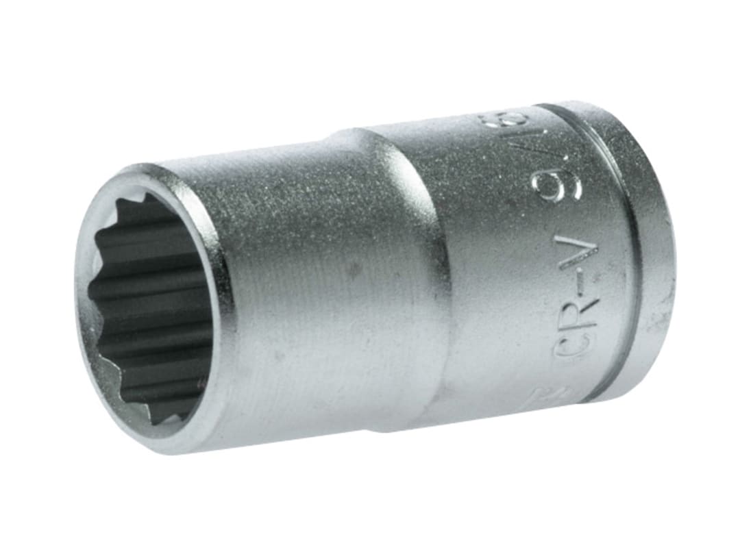 Teng Bi-Hexagon Socket 12-Point Regular A/F 1/2in Drive 9/16in