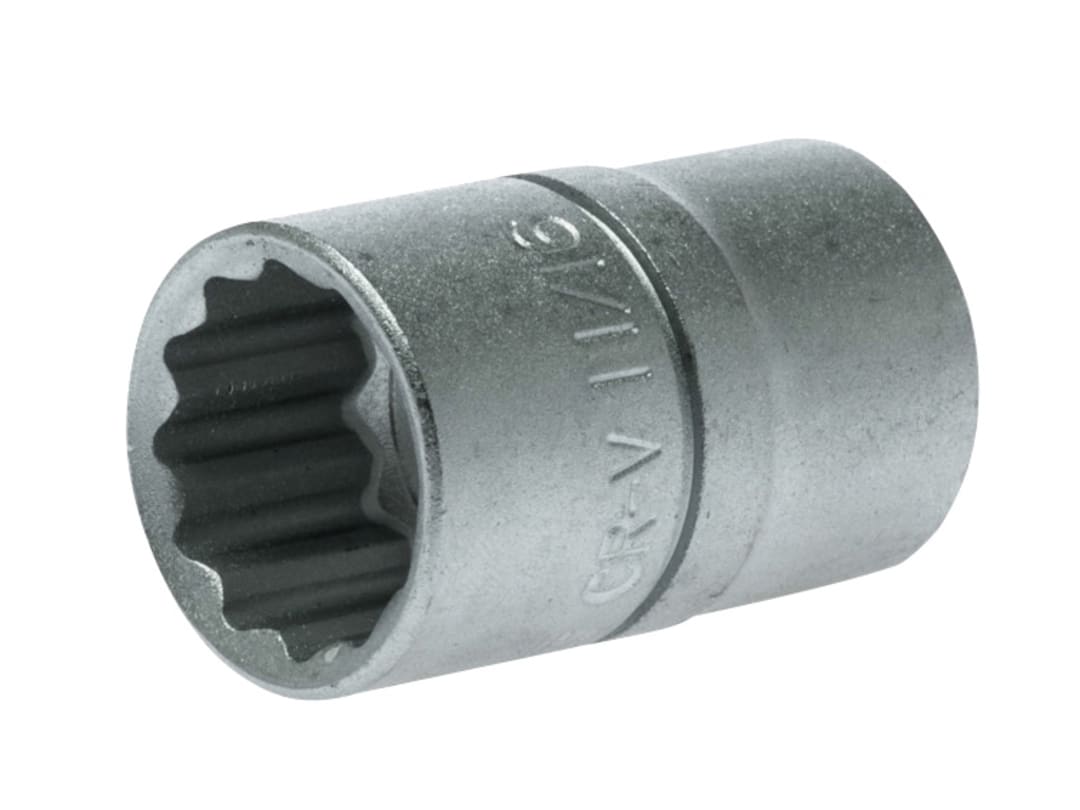 Teng Bi-Hexagon Socket 12-Point Regular A/F 1/2in Drive 11/16in