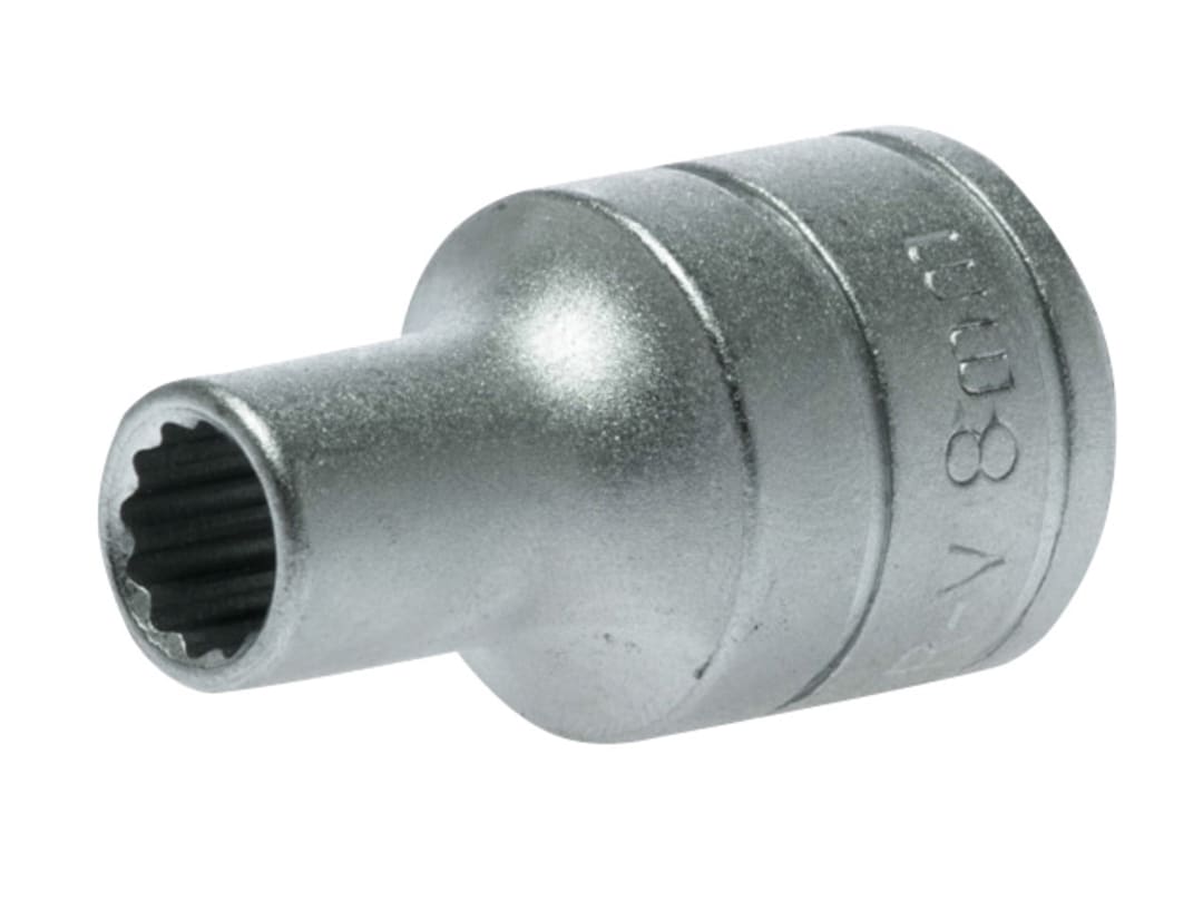 Teng Bi-Hexagon Socket 12-Point 1/2in Drive 8mm M120508-C