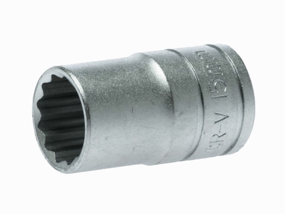 Teng Bi-Hexagon Socket 12-Point 1/2in Drive 15mm M120515-C