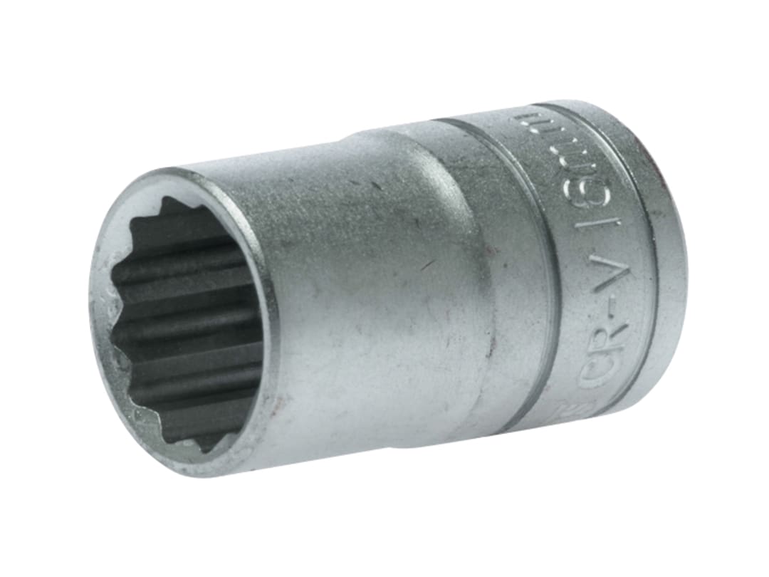 Teng Bi-Hexagon Socket 12-Point 1/2in Drive 16mm M120516-C