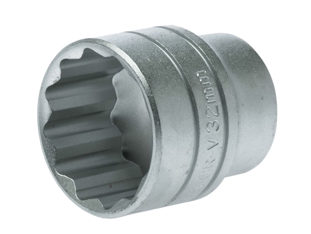Teng Bi-Hexagon Socket 12-Point 1/2in Drive 32mm M120532-C