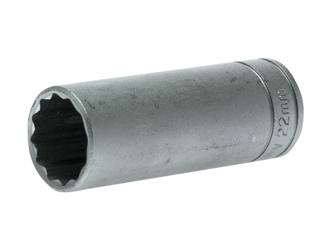 Teng Bi-Hexagon Socket Deep 12-Point 1/2in Drive 22mm M120622C