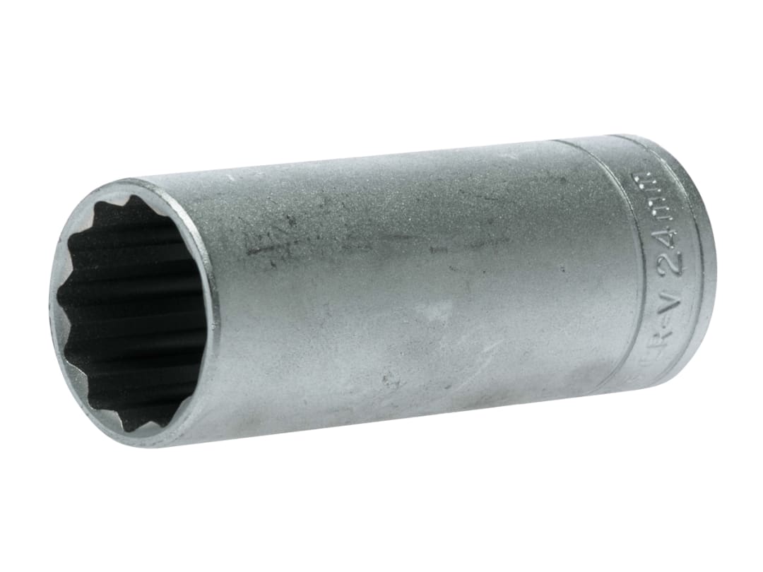 Teng Bi-Hexagon Socket Deep 12-Point 1/2in Drive 24mm M120624C