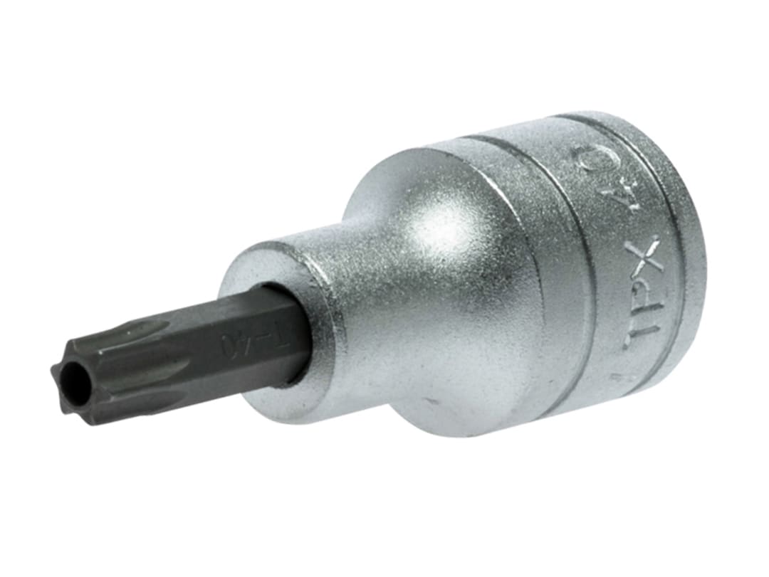 Teng TX Tamper-Proof TORX Socket Bit 1/2in Drive T40 M121240-C