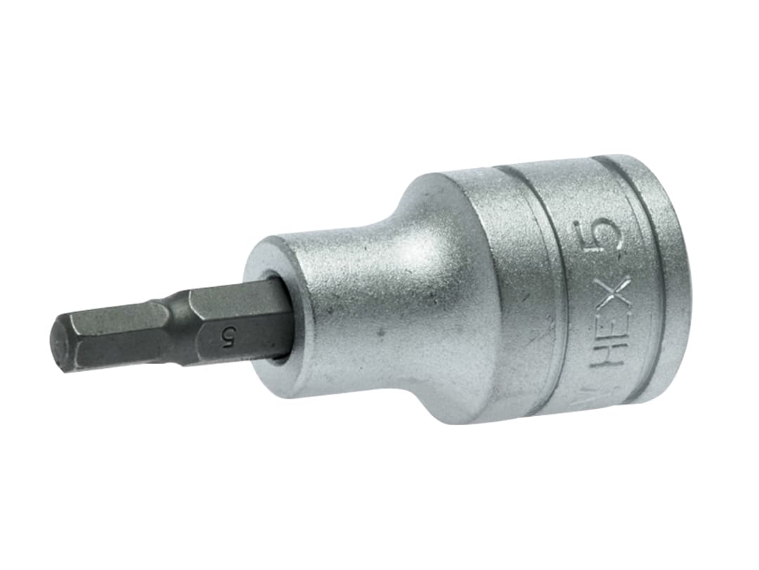 Teng S2 Hexagon Socket Bit 1/2in Drive 5mm M121505-C