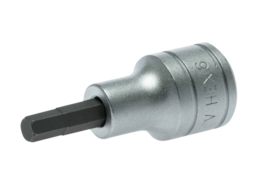Teng S2 Hexagon Socket Bit 1/2in Drive 6mm M121506-C