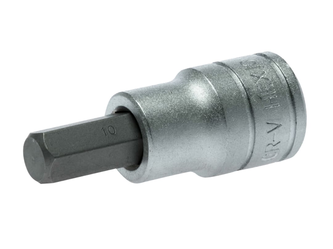 Teng S2 Hexagon Socket Bit 1/2in Drive 10mm M121510-C