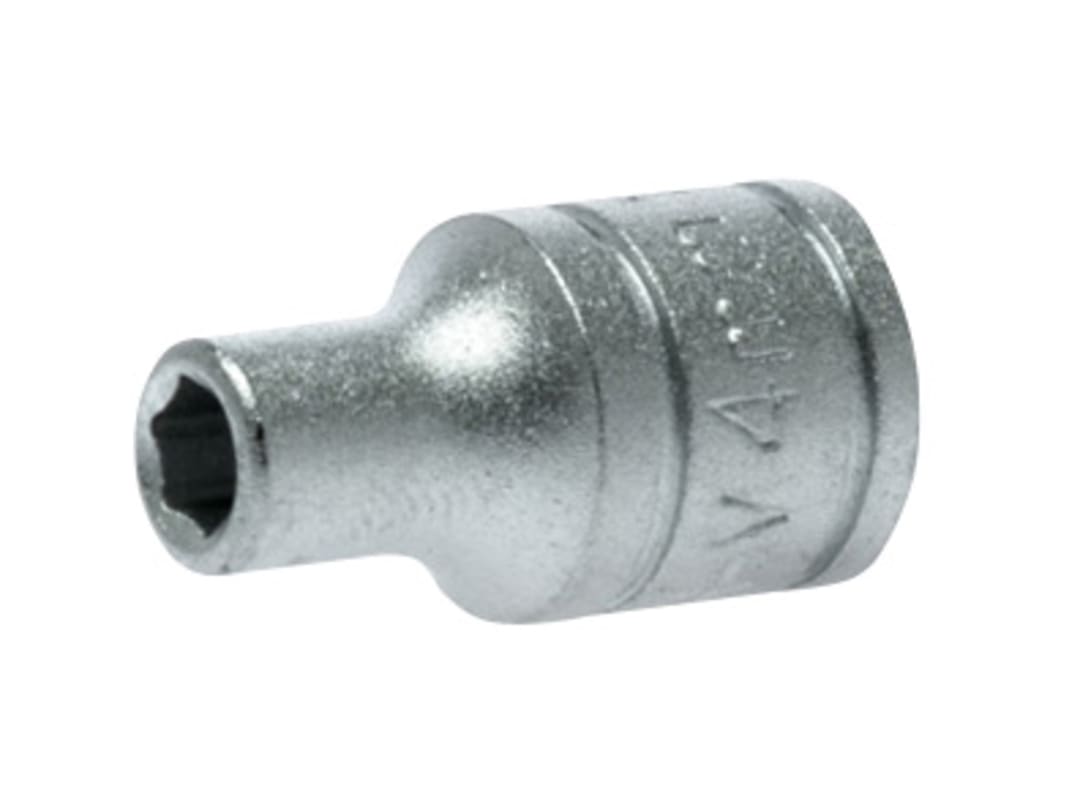 Teng Hexagon Socket 6 Point Regular 1/4in Drive 4mm M140504