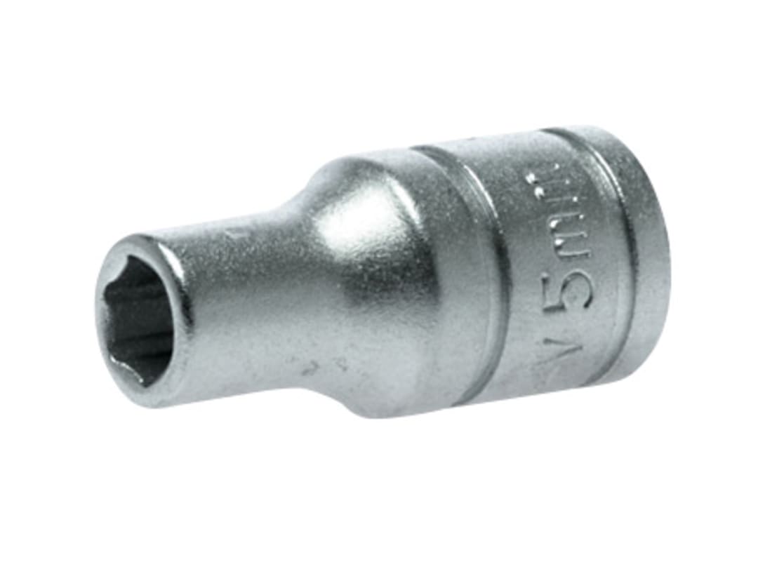 Teng Hexagon Socket 6 Point Regular 1/4in Drive 5mm M140505