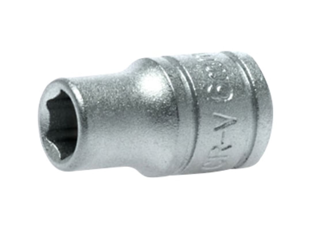 Teng Hexagon Socket 6 Point Regular 1/4in Drive 6mm M140506