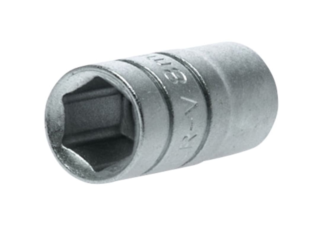 Teng Hexagon Socket 6 Point Regular 1/4in Drive 8mm M140508