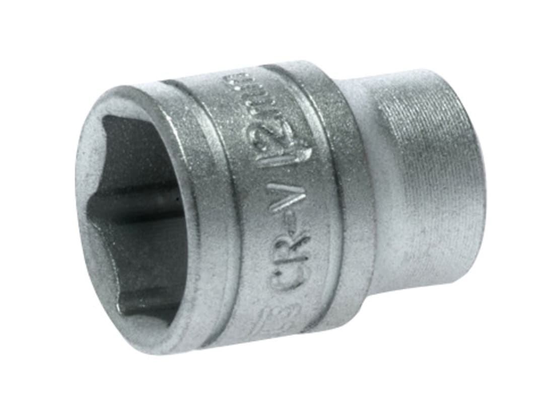Teng Hexagon Socket 6 Point Regular 1/4in Drive 12mm M140512