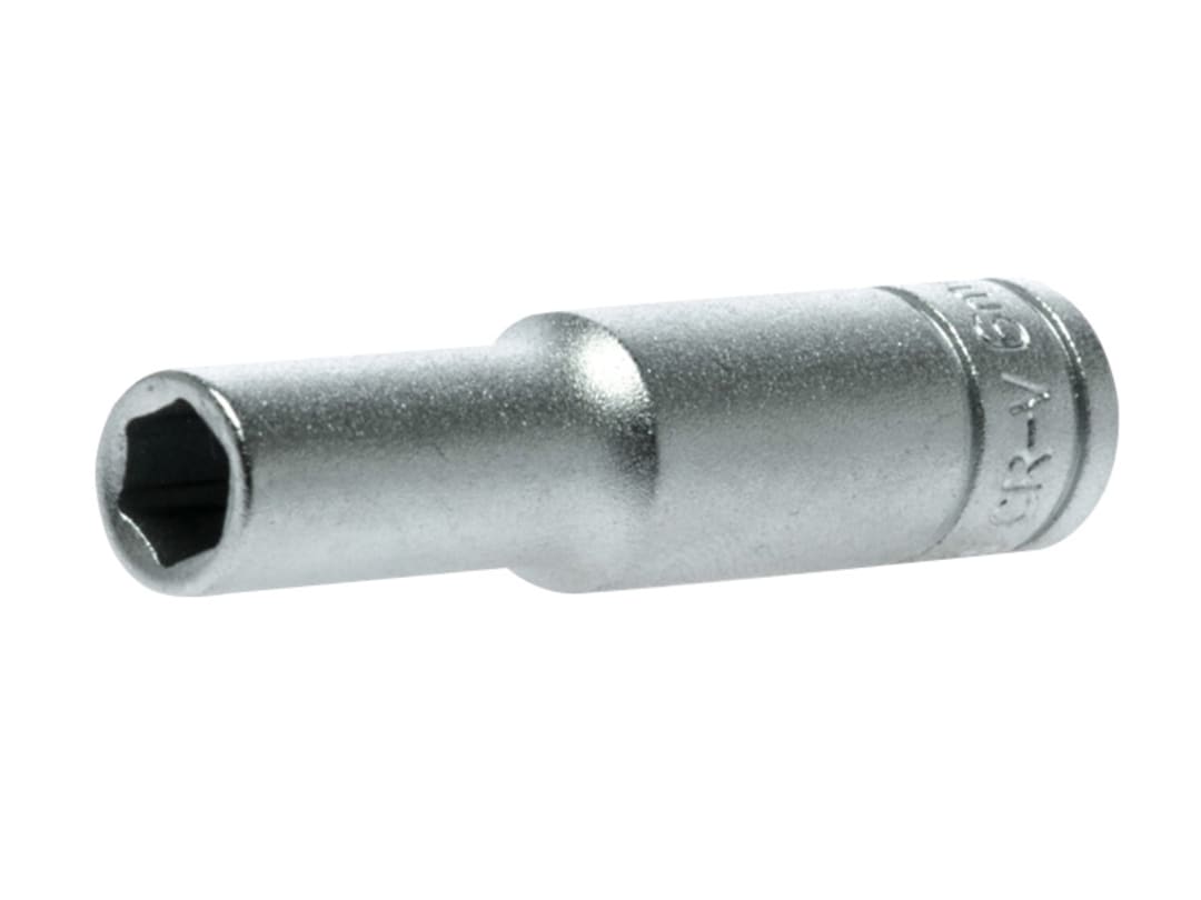Teng Hexagon Socket Deep 6 Point Regular 1/4in Drive 6mm M140606