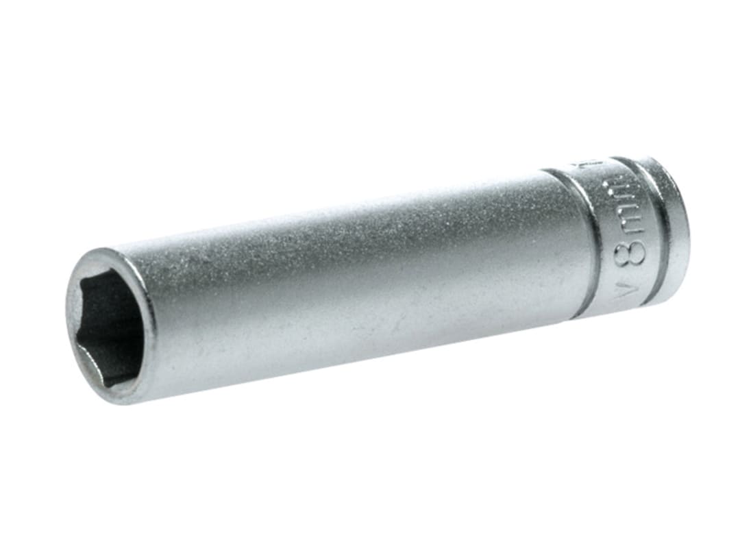 Teng Hexagon Socket Deep 6 Point Regular 1/4in Drive 8mm M140608