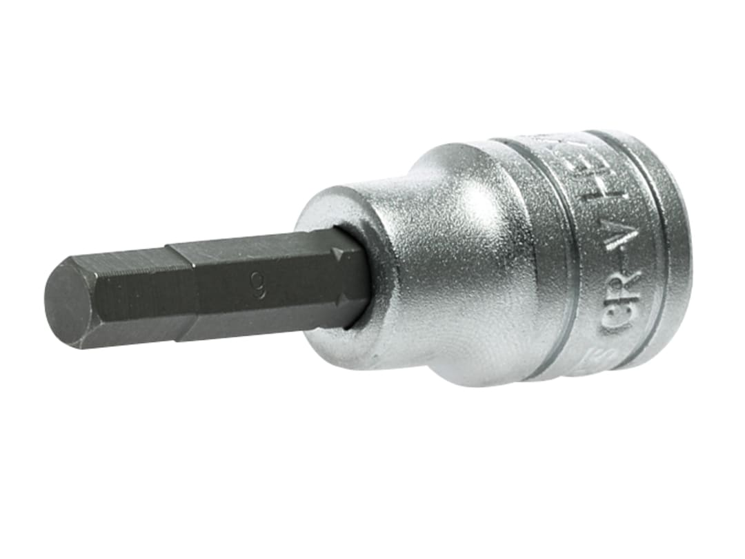 Teng S2 Hex Socket Bit 3/8in Drive 6mm M381506-C