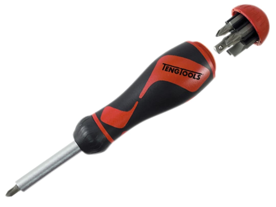 Teng MDR908 Ratchet Driver & Bit Set of 6 MDR908