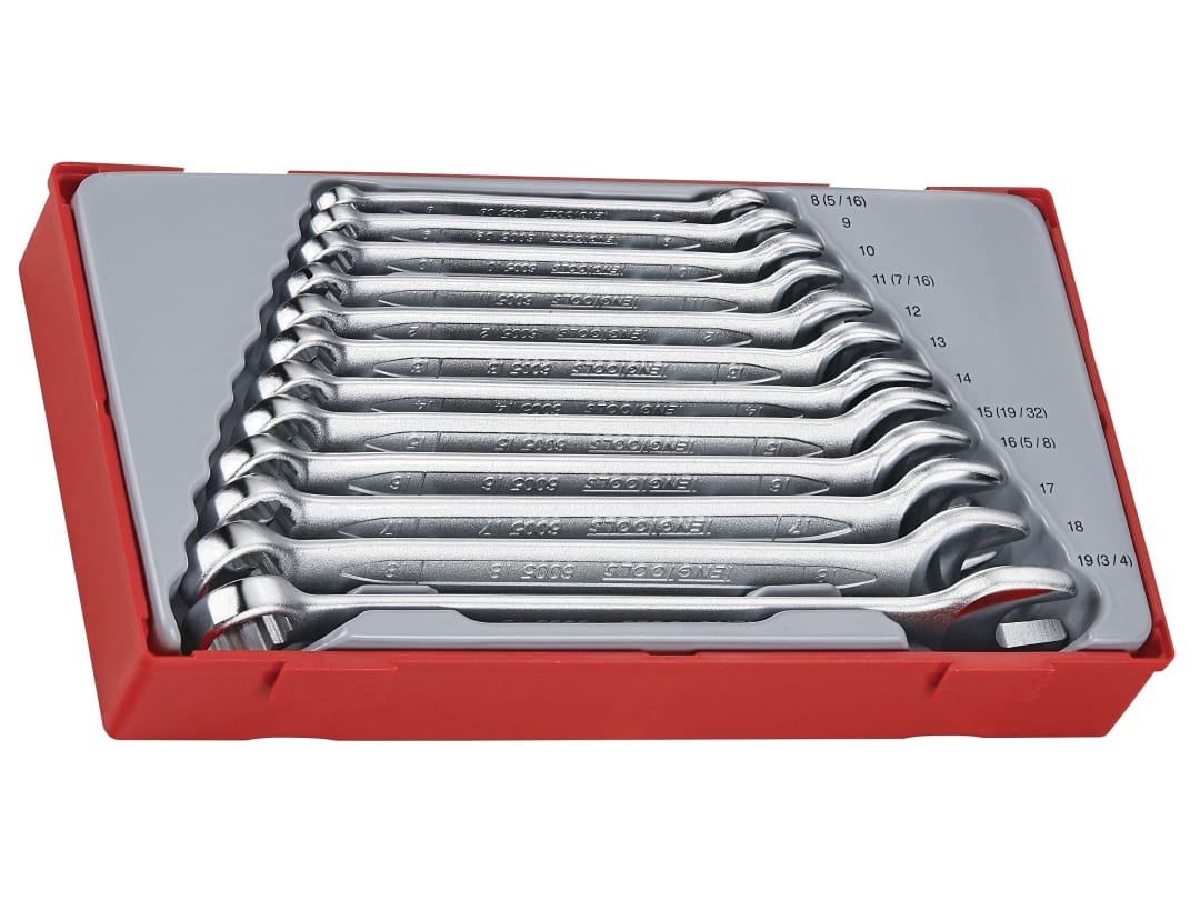 Teng TT1236 Metric Combination Spanner Set, 12 Piece TT1236