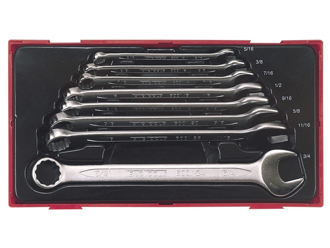 Teng TT3592 A/F Combination Spanner Set, 8 Piece TT3592