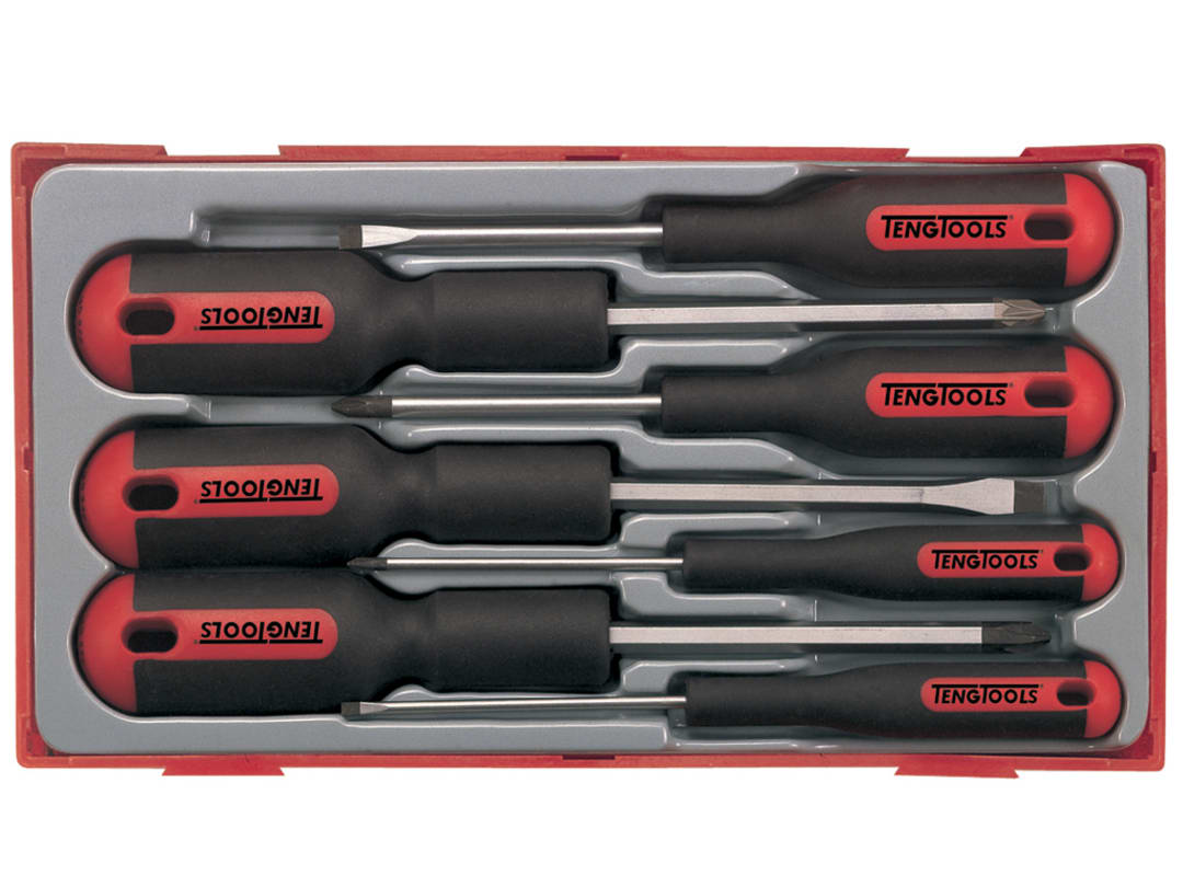 Teng TT917 Mega Screwdriver Set, 7 Piece TT917N