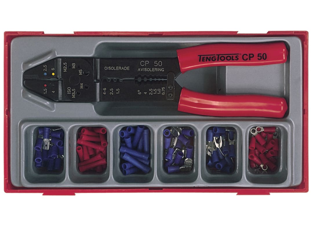 Teng TTCP121 Crimping Tool Set, 121 Piece TTCP121
