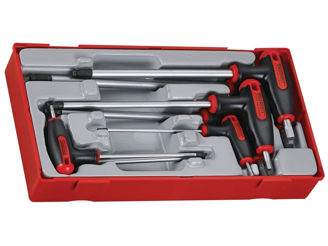 Teng TTHEX7 Metric Hex T-Handle Driver Set, 7 Piece TTHEX7