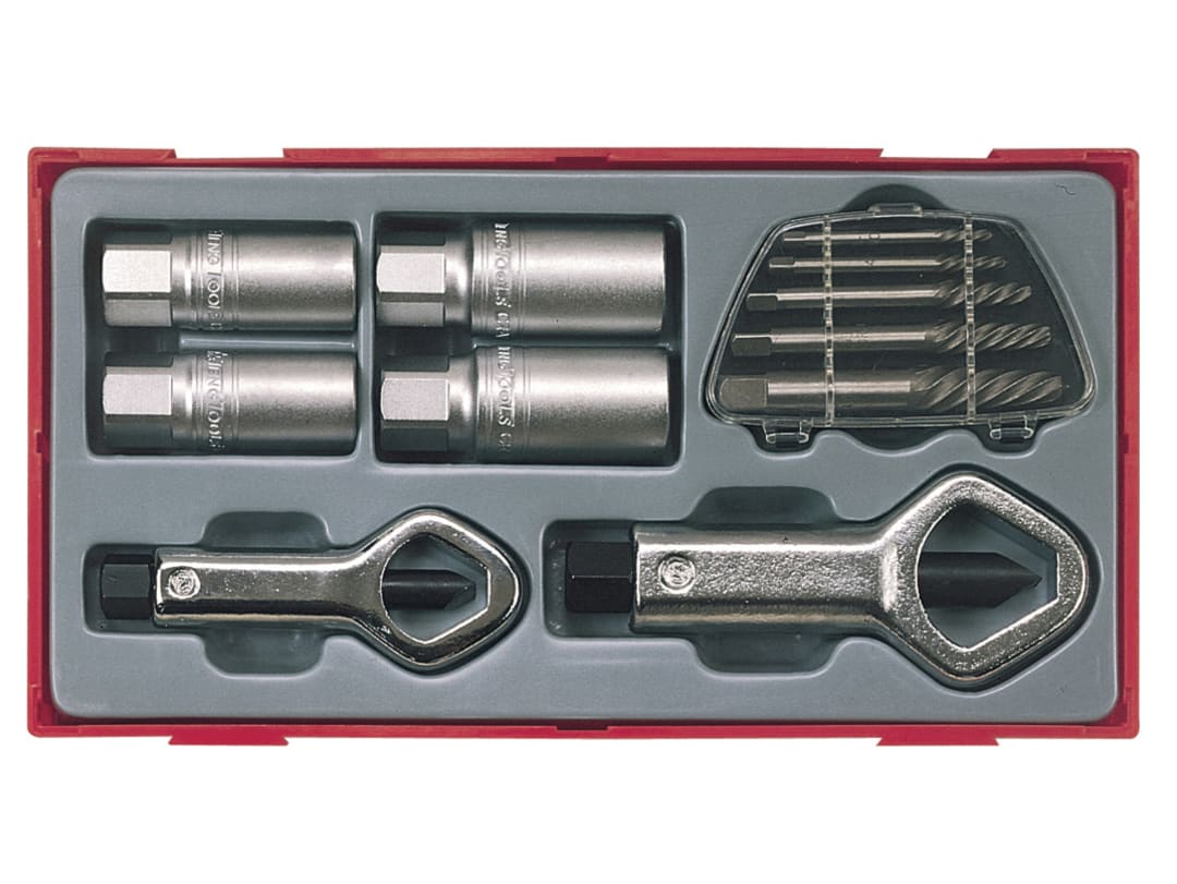 Teng TTSN11 Stud & Nut Remover Set, 11 Piece TC29