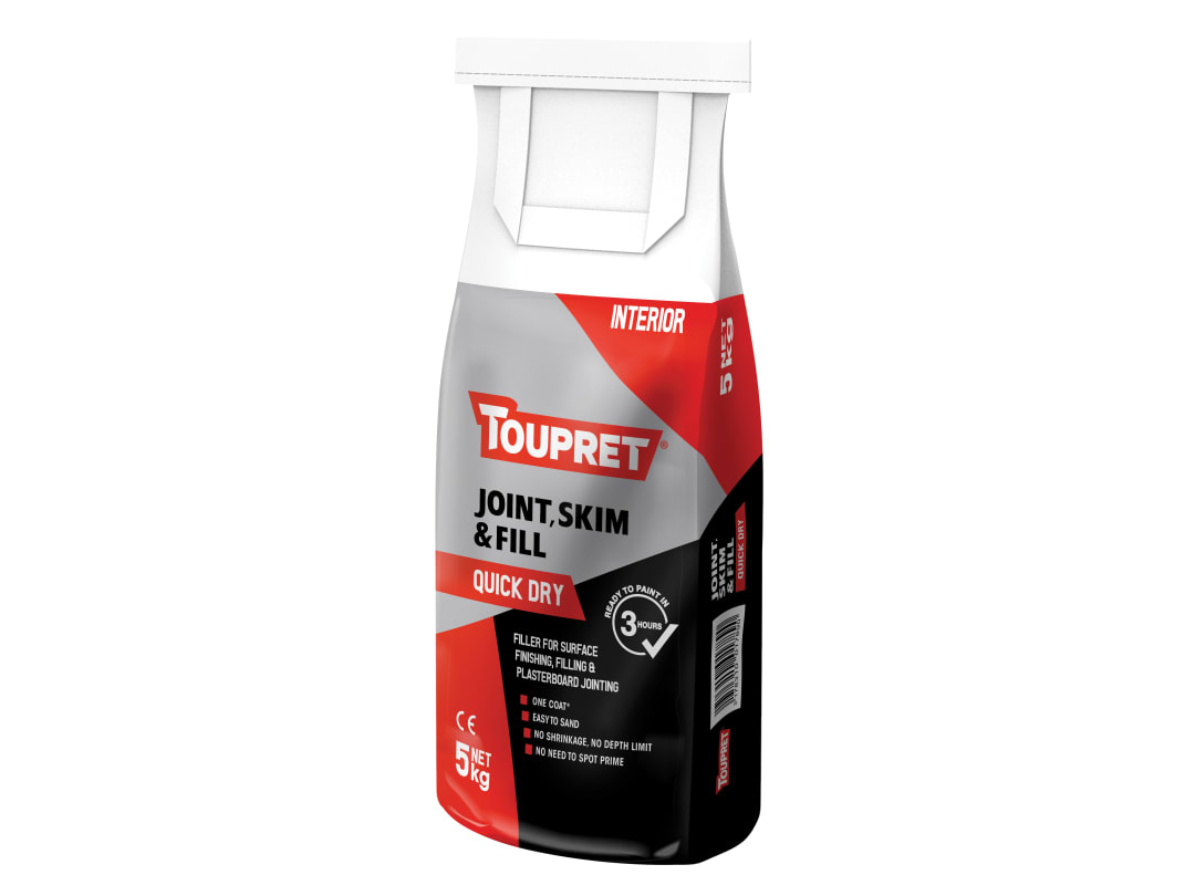 Toupret Quick Dry Joint Skim & Fill 5kg FGBJSR05GB
