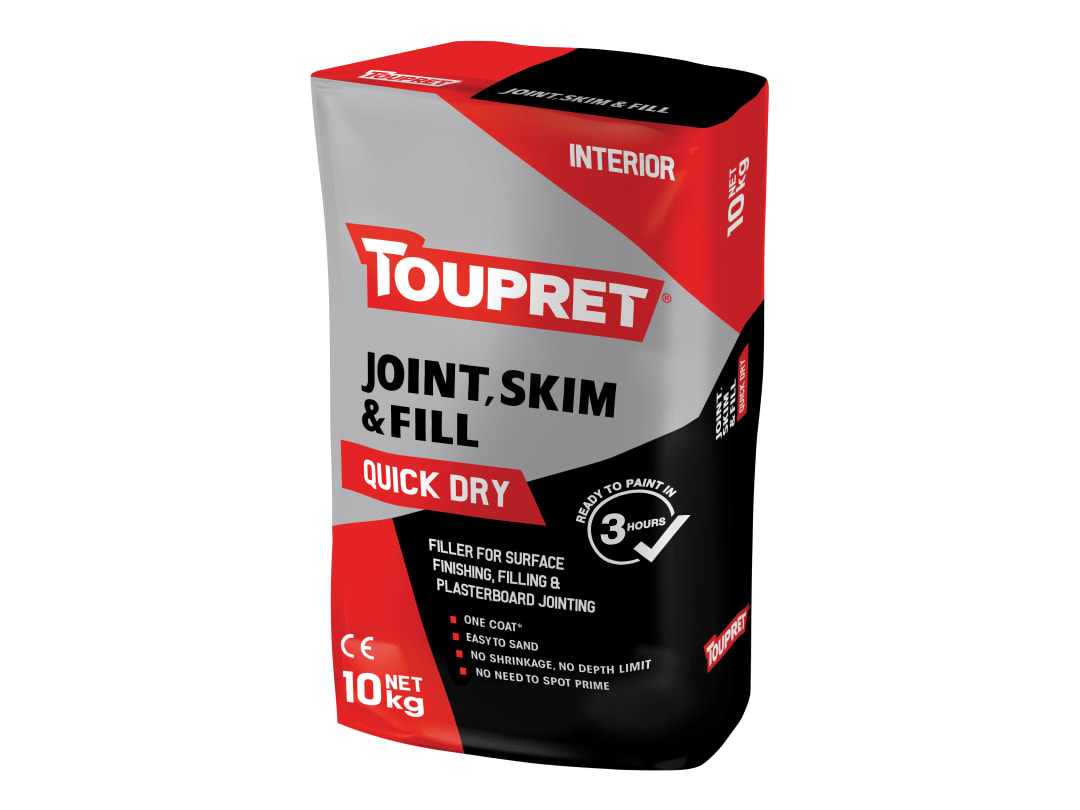Toupret Quick Dry Joint Skim & Fill 10kg FGBJSR10GB