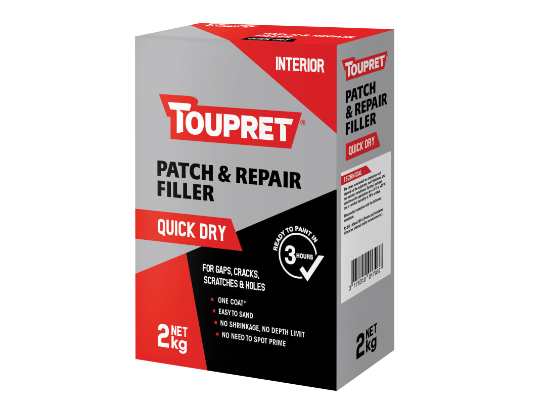 Toupret Quick Dry Patch & Repair 2kg FGREB02GB