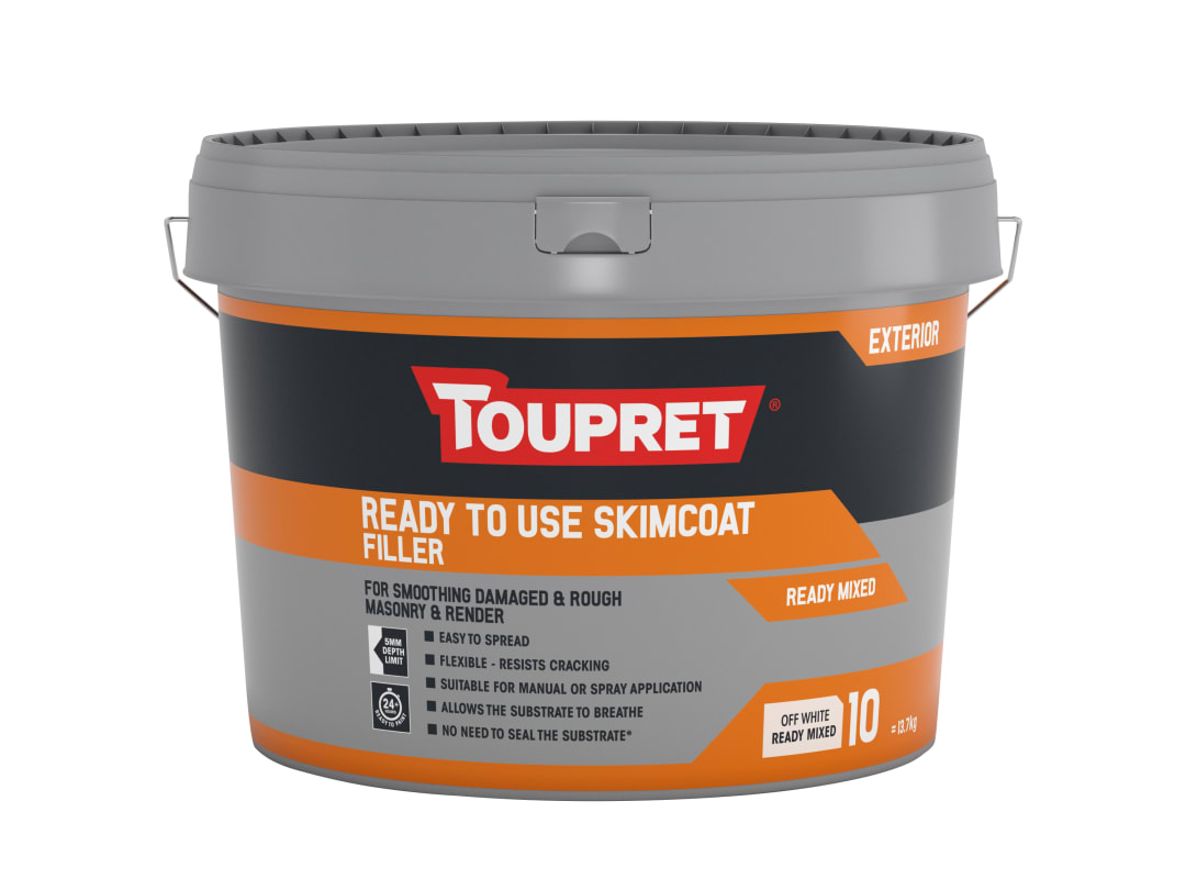 Toupret Ready to use Skimcoat Filler 10kg TTEGFAP10SOGB