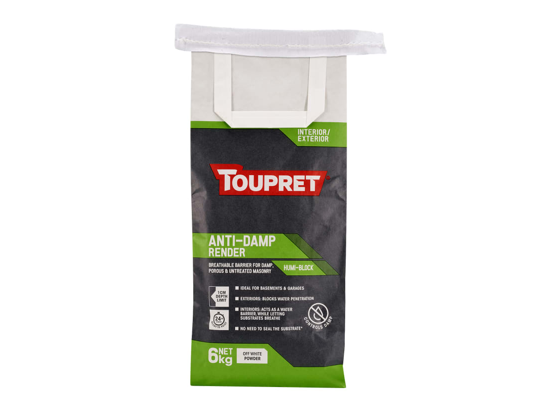 Toupret Anti-damp Render 6kg TTHUMIB06GB