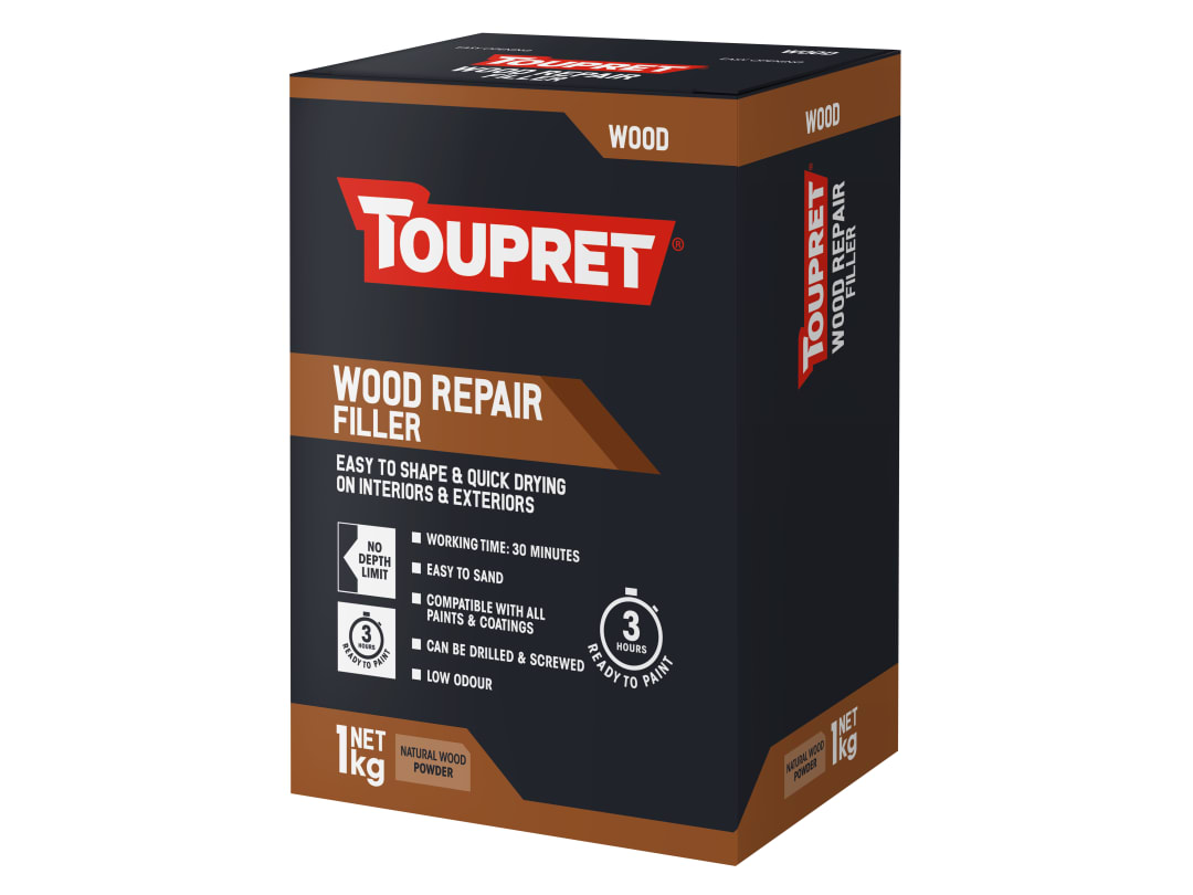 Toupret Wood Repair Filler Natural Wood 1kg TTREPBO01GB