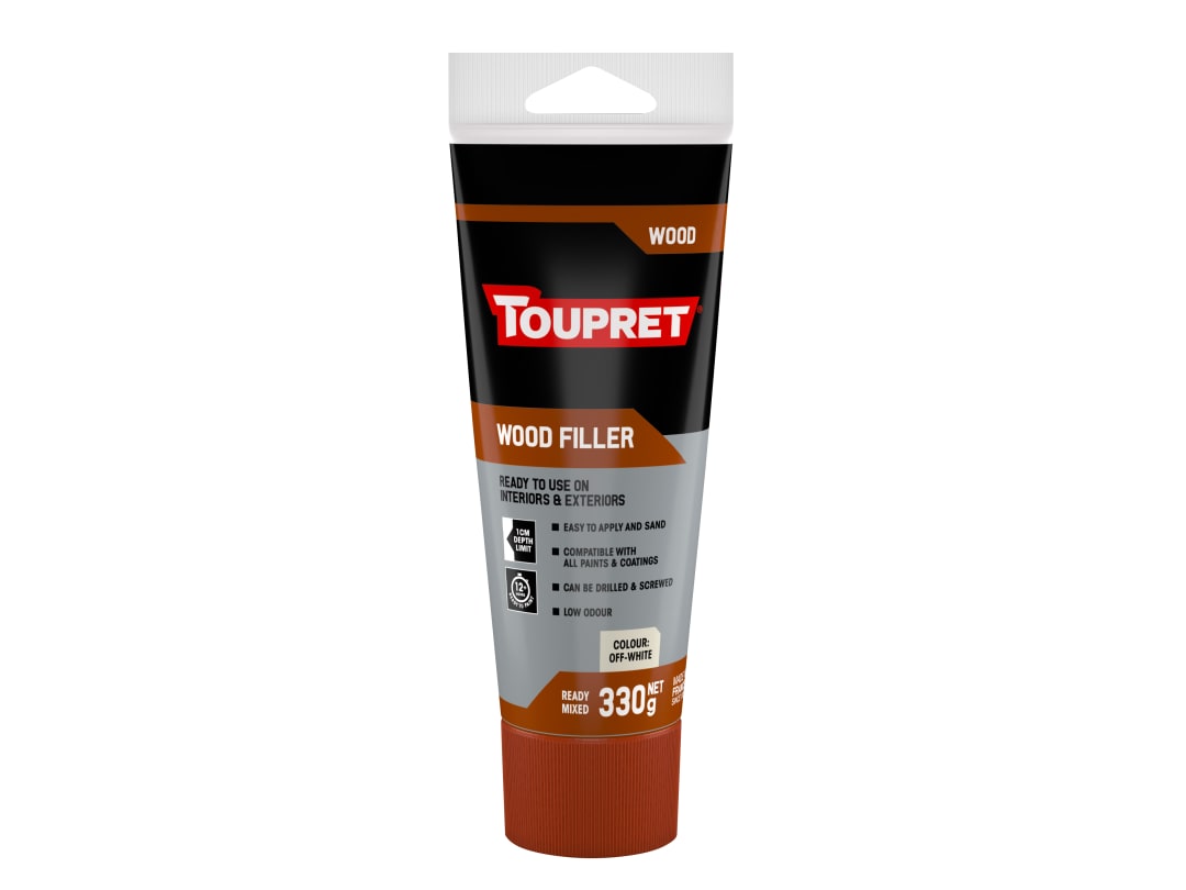 Toupret Wood Filler Off-White 330g TTRPBOWTUBGB