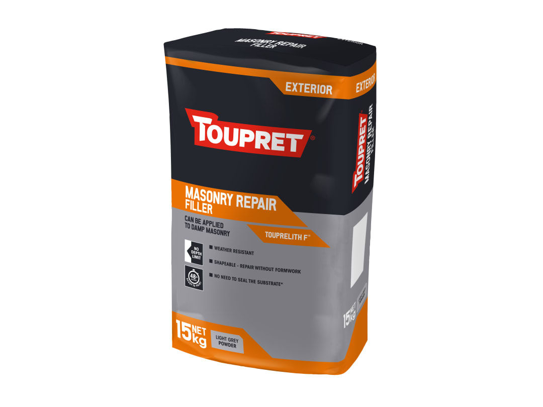 Toupret Exterior Masonry Repair Filler 15kg TTTHR15GB