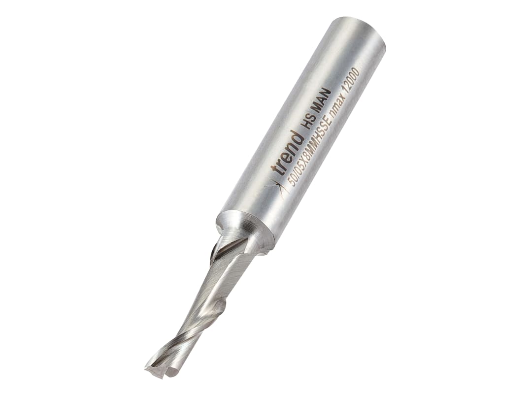 Trend 50/05 x 8mm HSSE Helical Plunge Bit 5mm 50/05X8MMHSSE