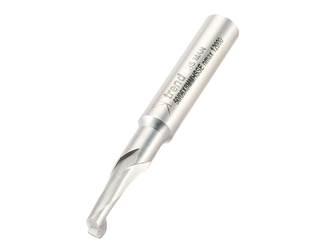 Trend 50/06 x 8mm HSSE Helical Plunge Bit 6mm 50/06X8MMHSSE