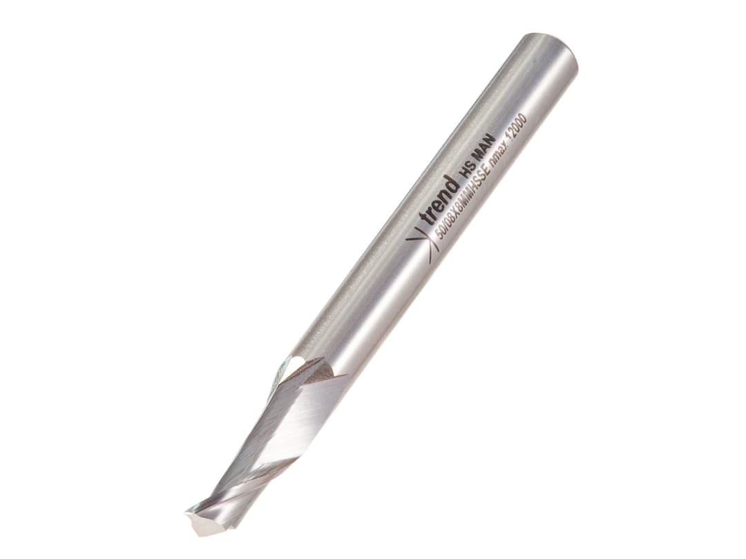 Trend 50/08 x 8mm HSSE Helical Plunge Bit 8mm 50/08X8MMHSSE