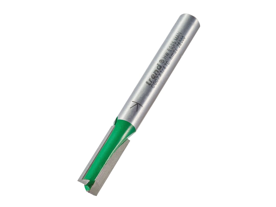 Trend C007 x 1/4 TCT Two Flute Cutter 6.3 x 19.1mm C007X1/4TC