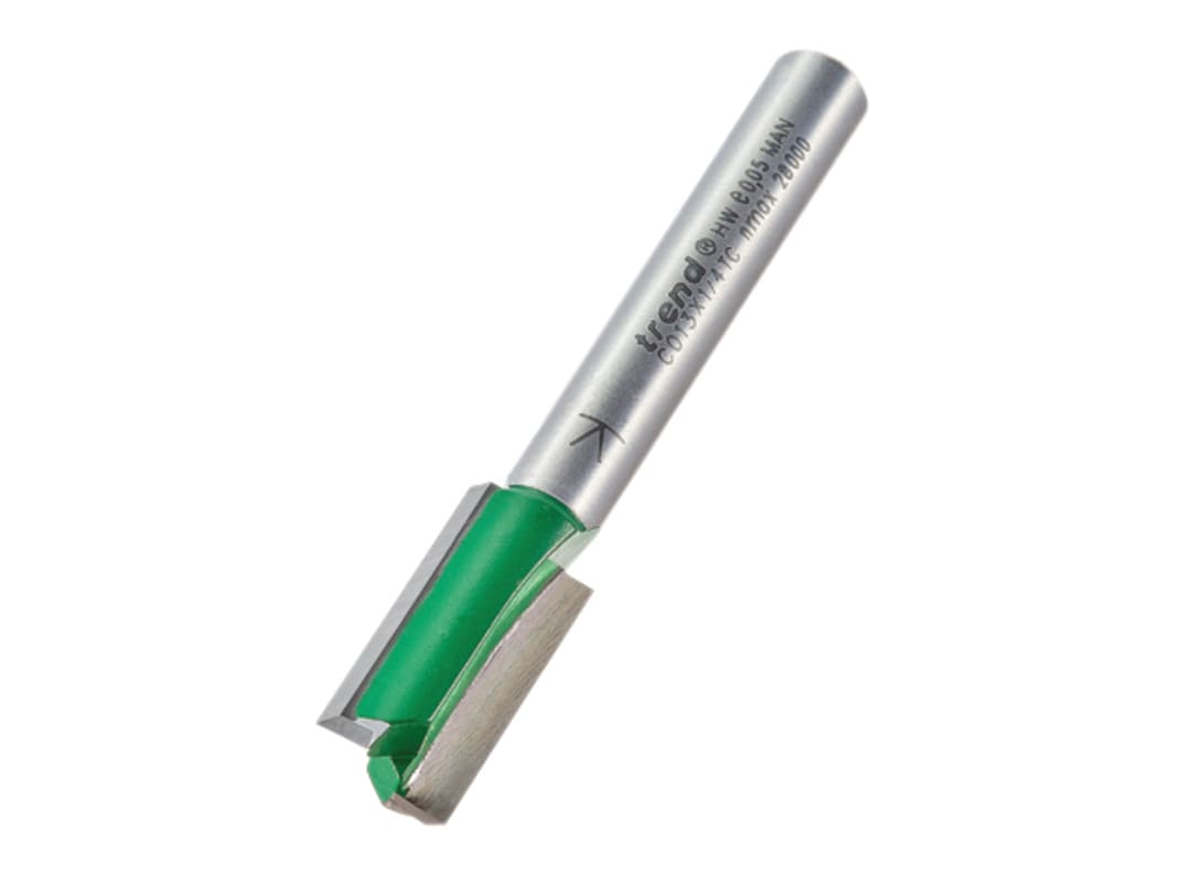 Trend C013 x 1/4 TCT Two Flute Cutter 9.5 x 19.1mm C013X1/4TC