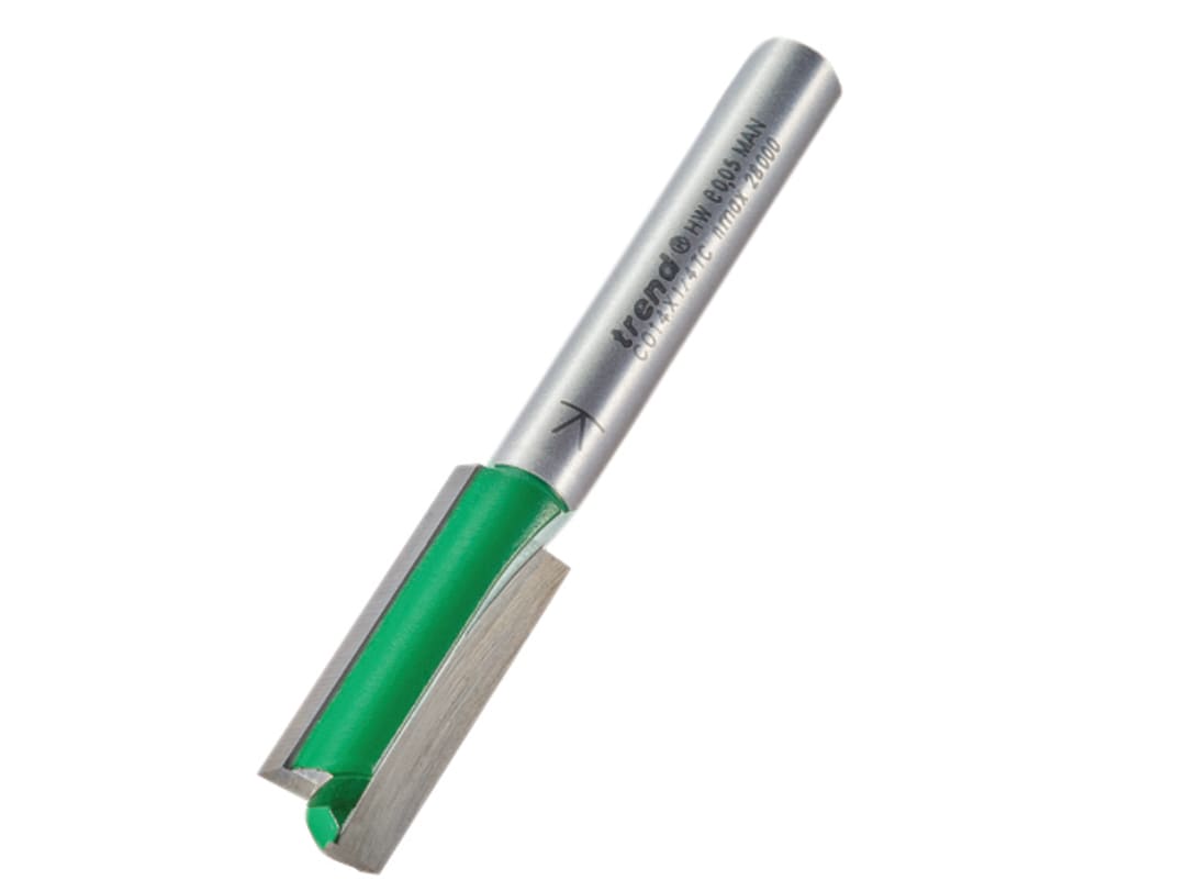 Trend C014 x 1/4 TCT Two Flute Cutter 9.5 x 25.4mm C014X1/4TC