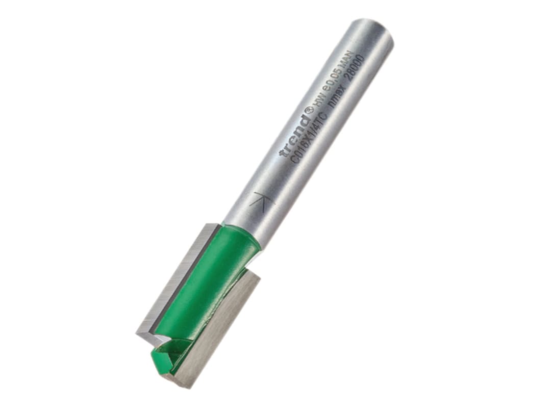 Trend C016 x 1/4 TCT Two Flute Cutter 10.0 x 19.1mm C016X1/4TC