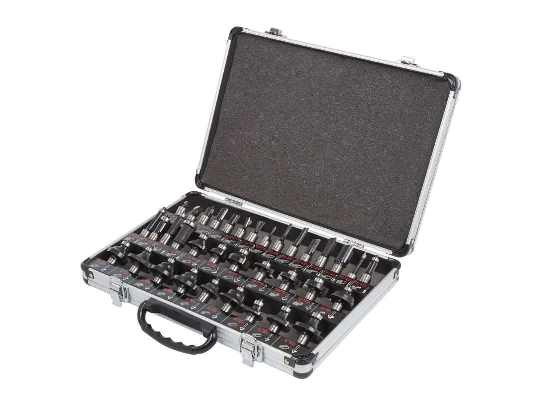 Trend SET/SS35X1/2TC TCT Router Cutter Set, 35 Piece SET/SS35X1/2TC