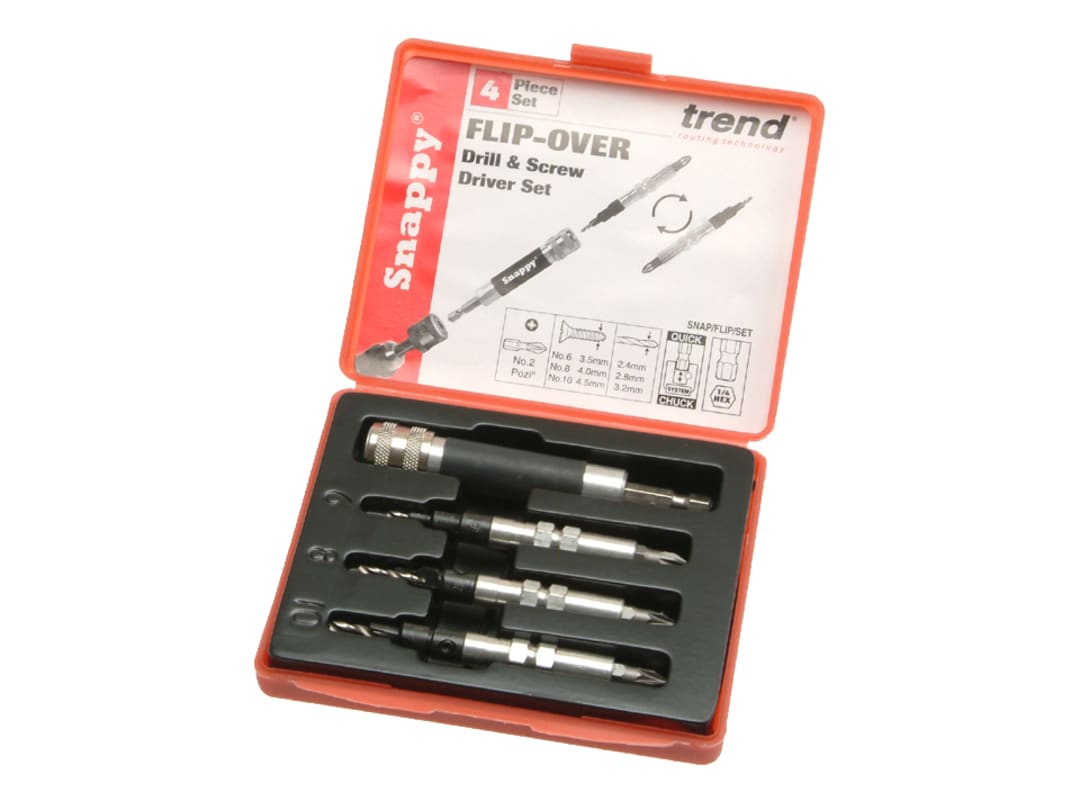 Trend SNAP/FLIP/SET Flip Driver Set, 4 Piece SNAP/FLIP/SET