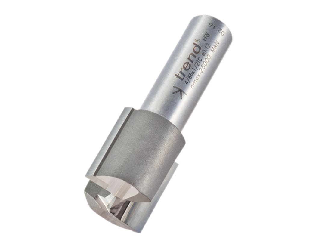 Trend 4/66 x 1/2 TCT Two Flute Router Cutter 22 x 25mm 4/66X1/2TC