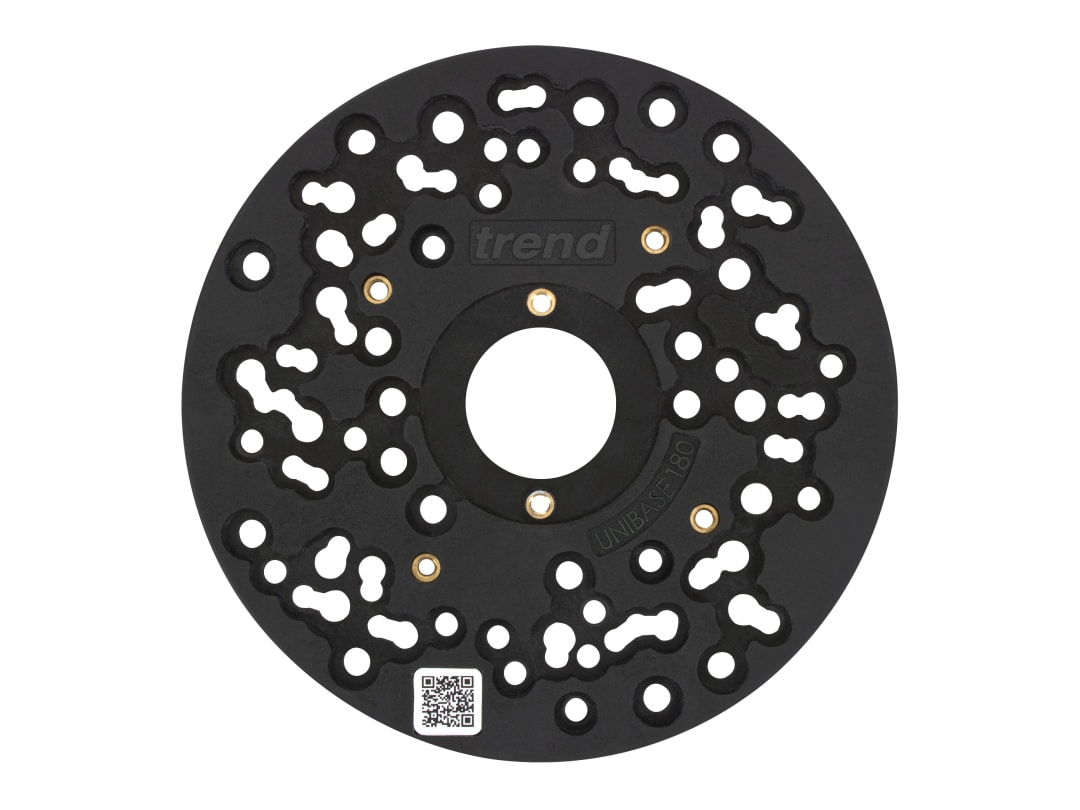 Trend UNIBASE/180 Universal Plunge Router Sub-Base 180mm UNIBASE/180