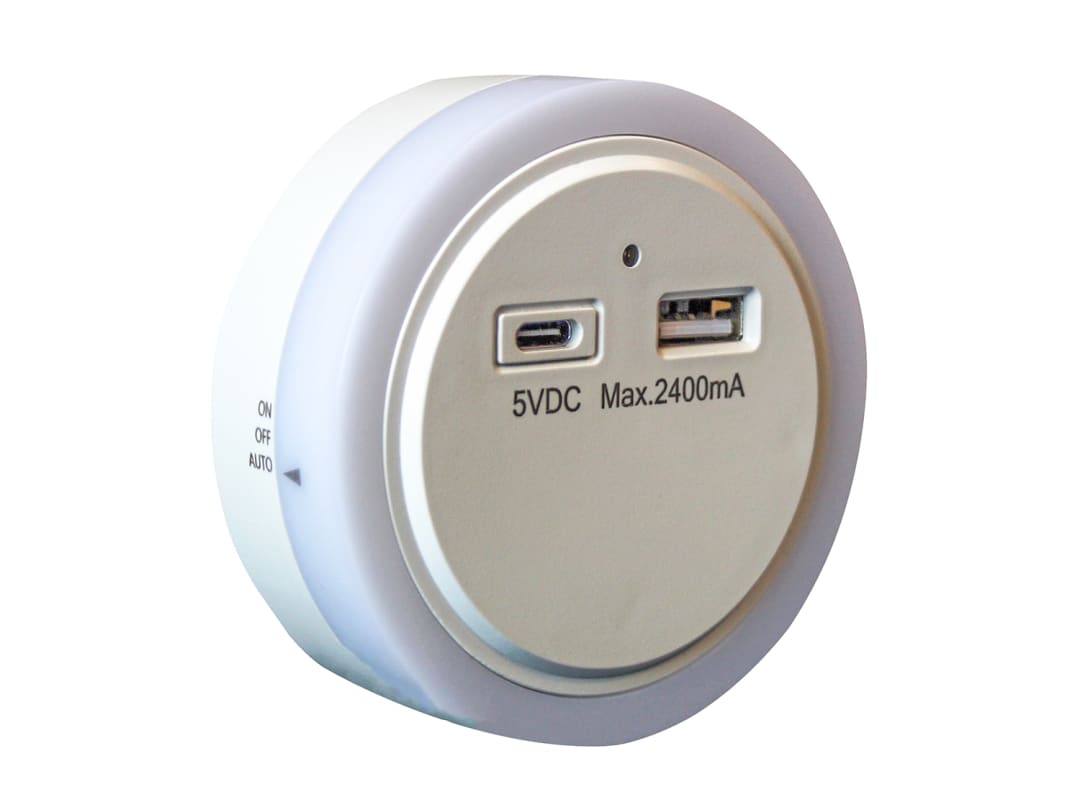 Uni-Com Night Light and USB Charger FS-GY21C