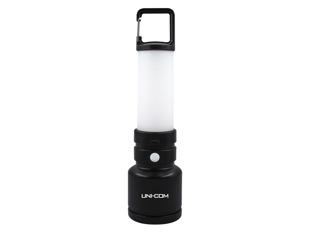 Uni-Com Rechargeable Torch with Integrated Lantern FL2408